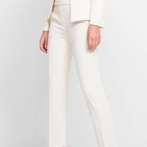 NWOT Theory size 2 white straight leg pants